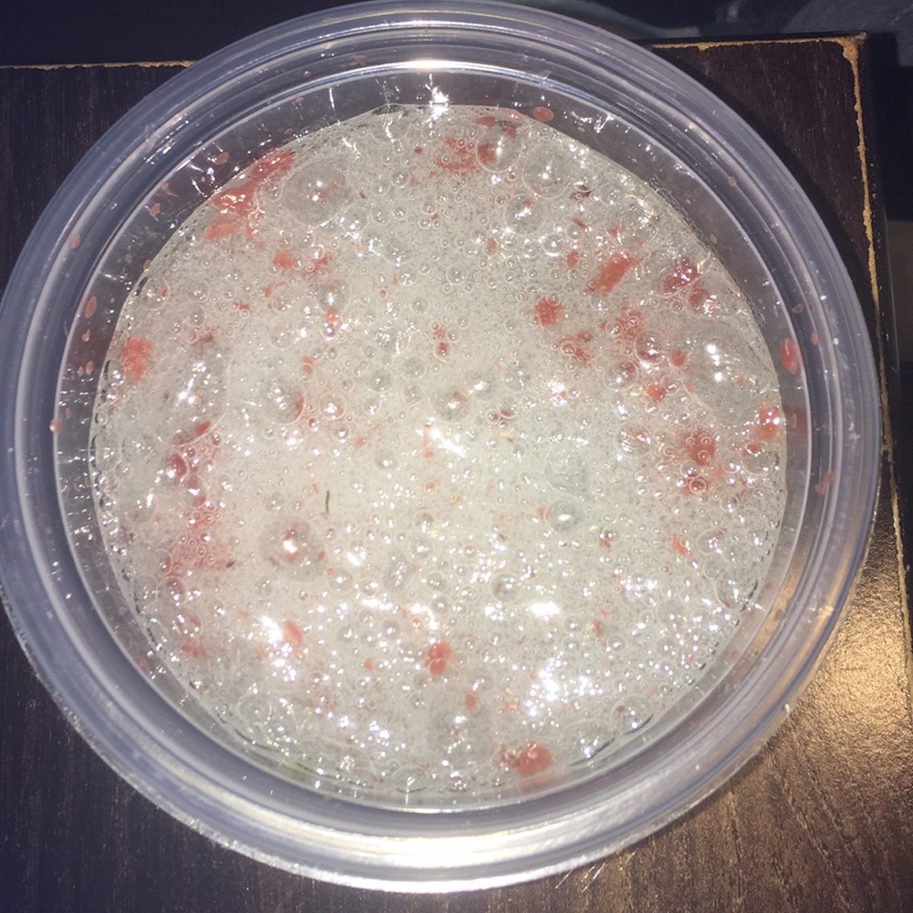 Clear slime with candle wax